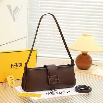 Fendi Shoulder Bag - Dark Brown – View 4
