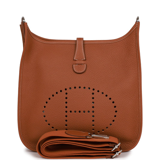 Timeless Evelyne Iii Pm Gold Clemence Bag