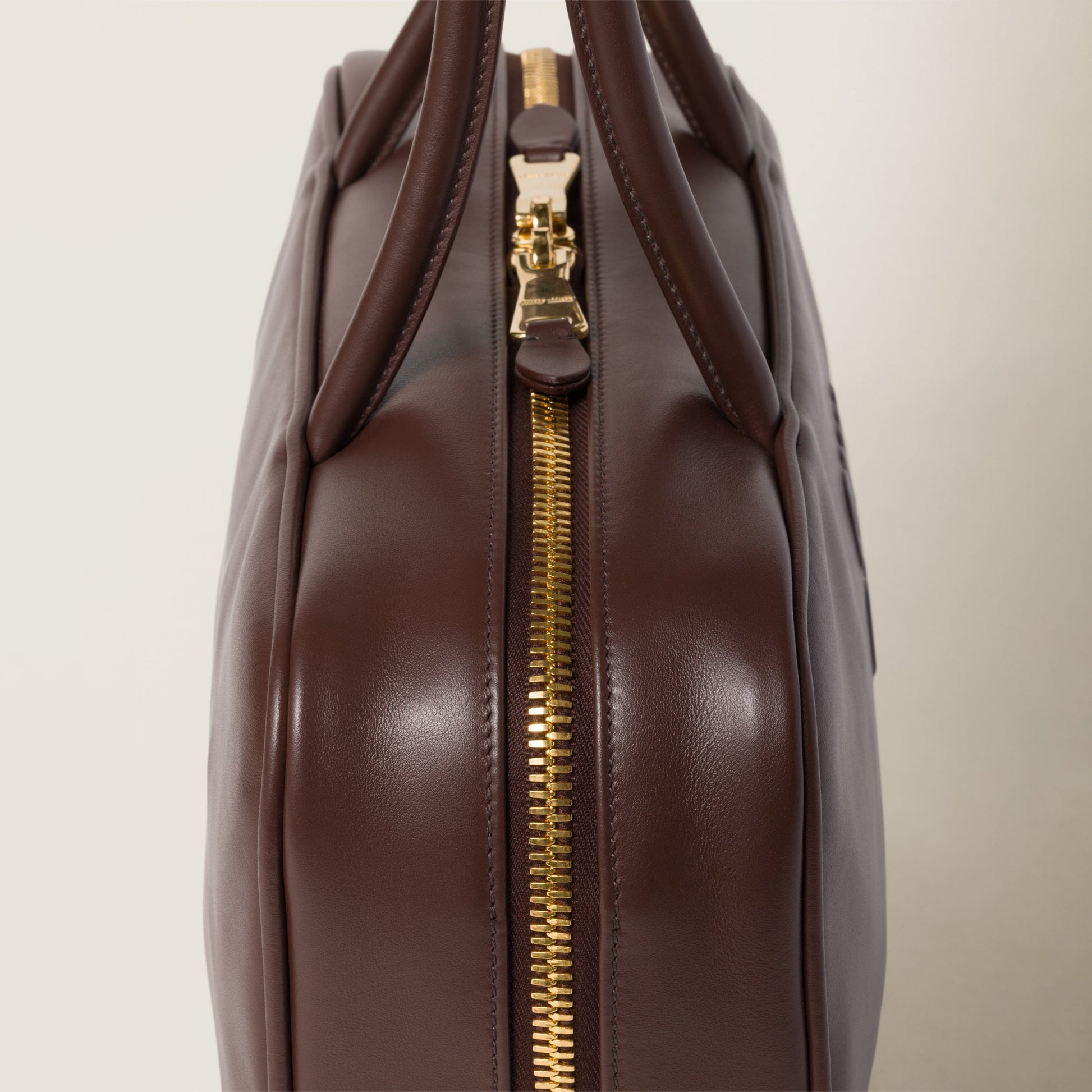 Premium-Look Miu Miu Leather Beau Briarwood Bag - view 5