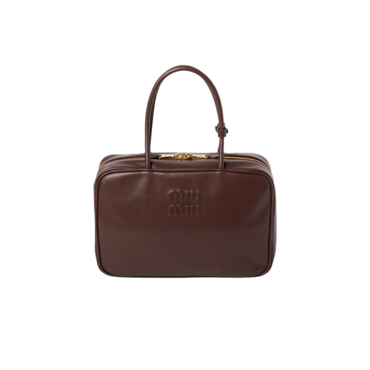 Premium-Look Miu Miu Leather Beau Briarwood Bag
