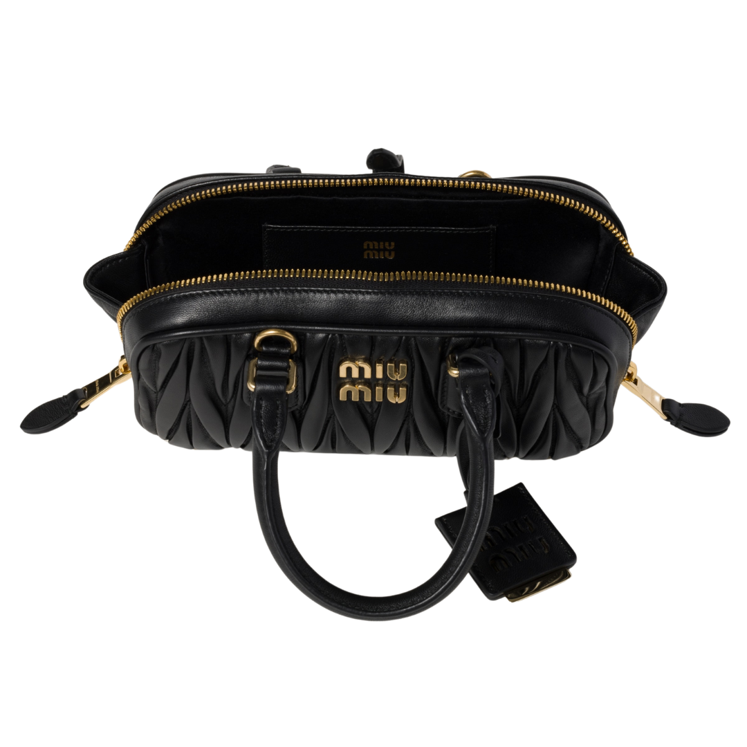 Dressy Miu Miu Arcadie Matelassé N Pa Leather Bag - view 5