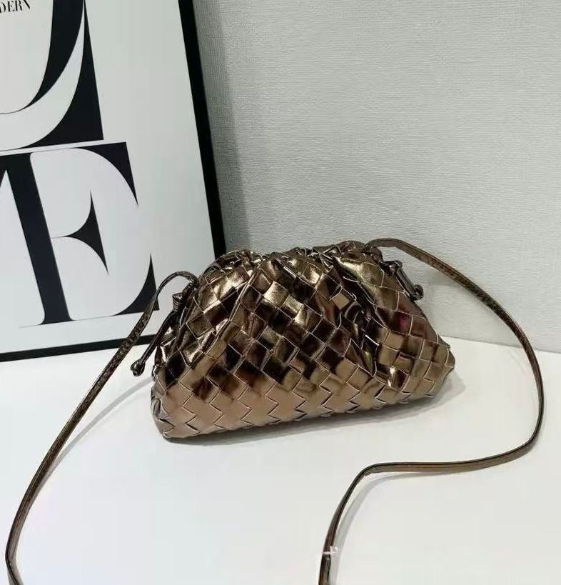 Sophisticated Intrecciato Leather Mini Bag - view 4