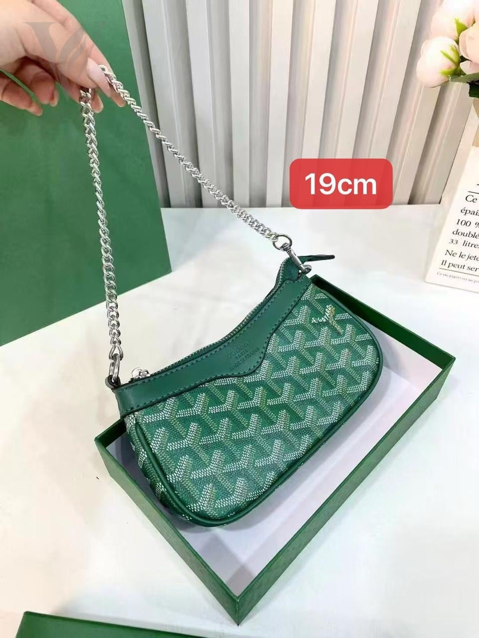 Goyard Hirondelle So Bag - Green – View 4