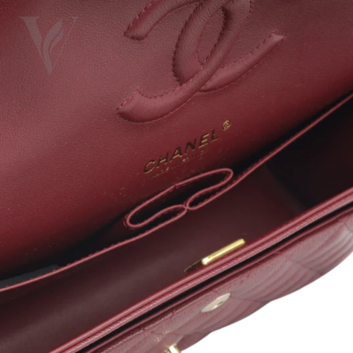 Chanel Classic Double Flap Bag - Red – View 2