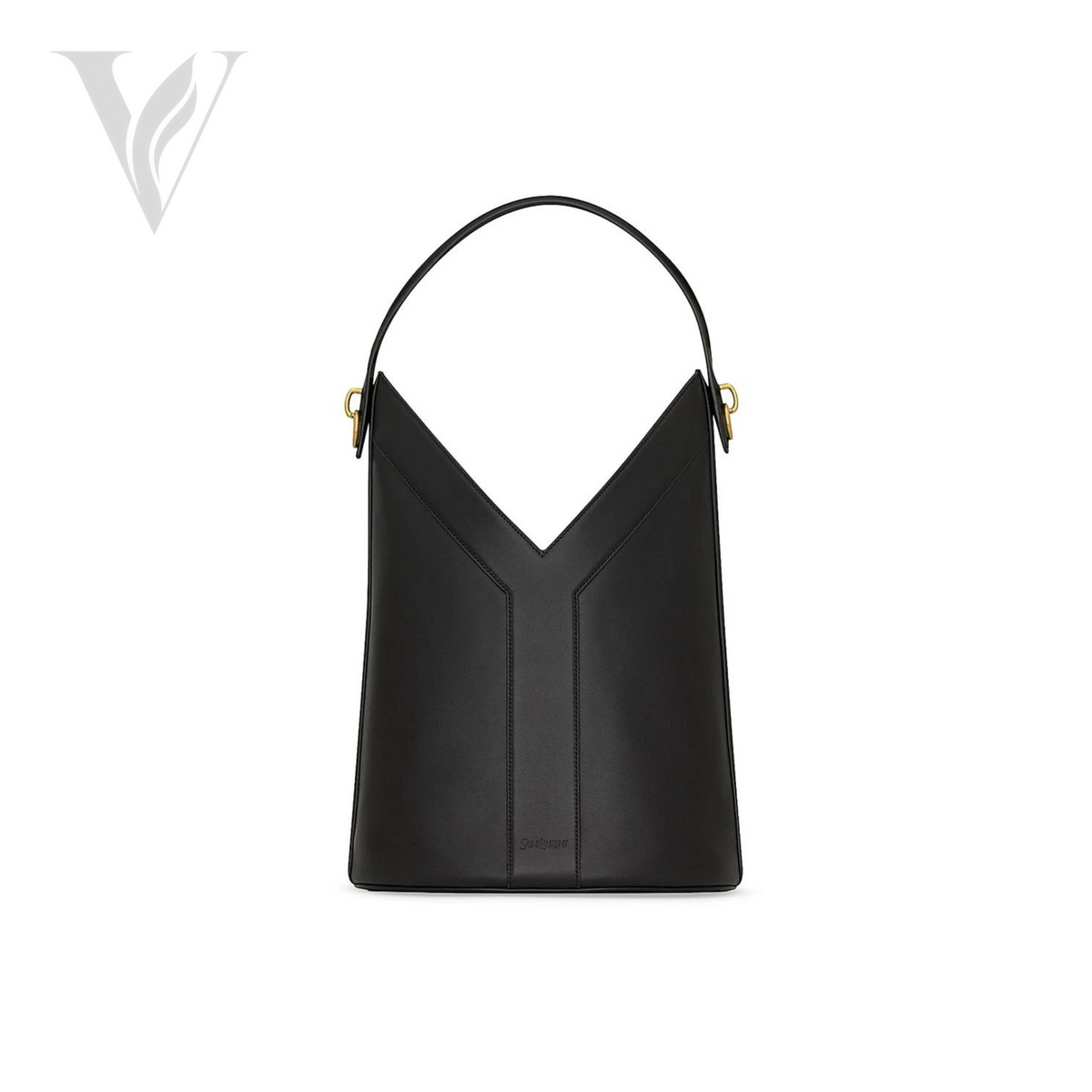 Saint Laurent Women S Y Top Handle Bucket Bag - Leather