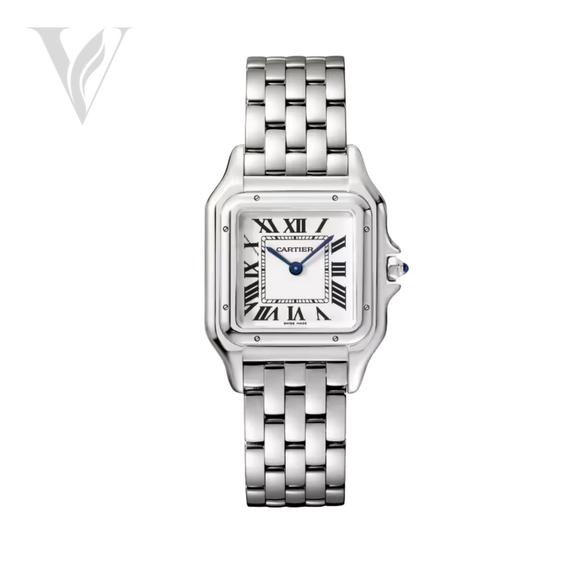 Cartier Panthère Ladies Watch - Silver Tone