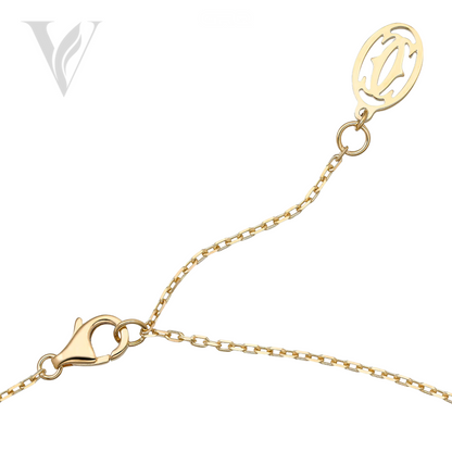 Cartier d'Amour Pendant 18K Necklace Single Round Brilliant Cut - Gold, Diamond Detail – View 3