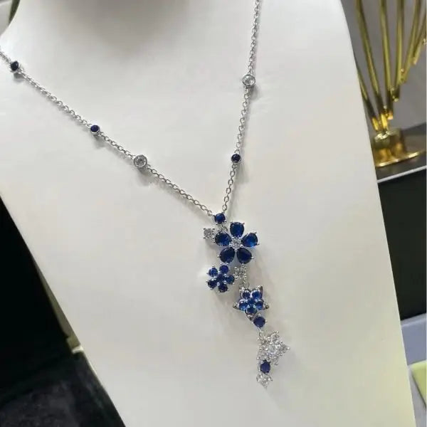 Polished Si Er Blue S Phires Diamonds - view 6