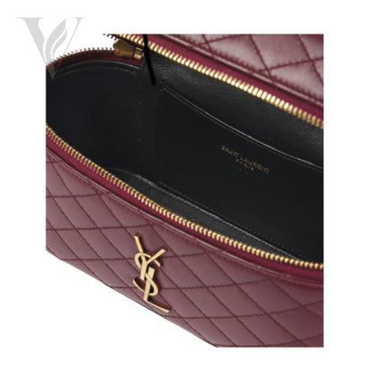 Saint Laurent Loulou Mini Chain Bag - Lambskin Leather, Chevron Quilted Topstitching – View 6