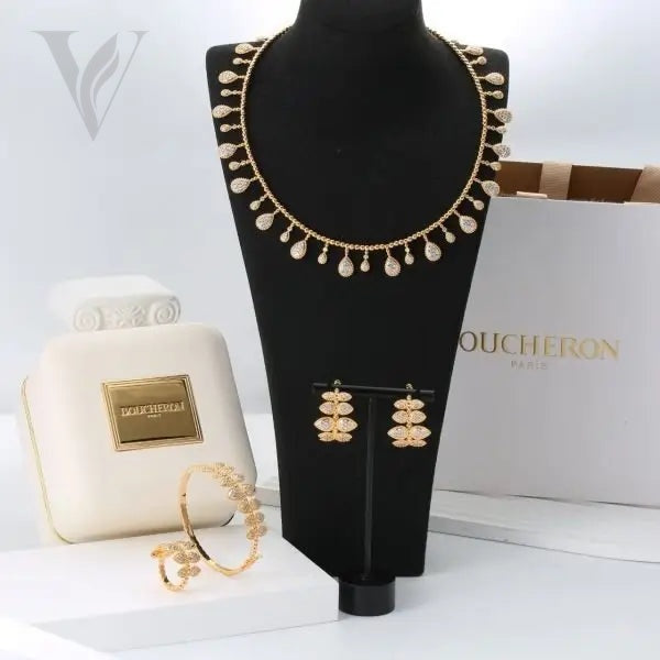 Boucheron Saiyoni Plated Jewelry Necklace - Gold – View 2