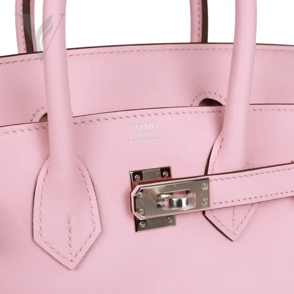 Hermès Birkin 25 Rose Sakura Swift Bag - Palladium Hardware – View 6