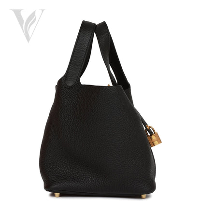 Hermès Picotin 18 Bag - Black – View 3