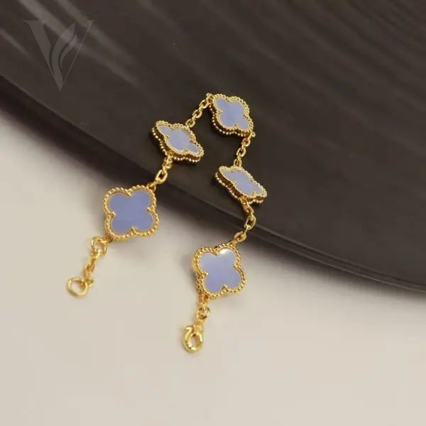 Van Cleef & Arpels Alhambra Clover Jewelry Set - White – View 4