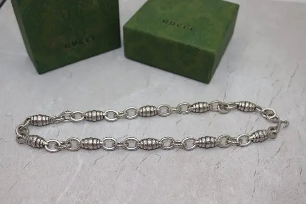 Elevated Chunky Chain Necklace Bracelet Set Si Er - view 6