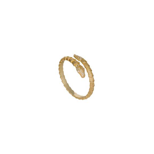 Polished Screw Motif Ring - view 2