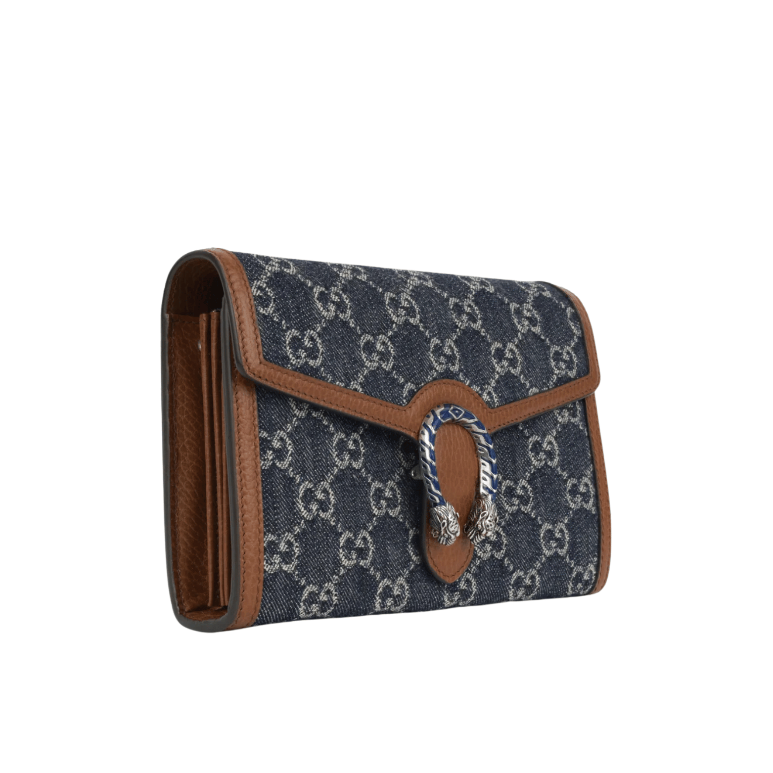 Polished Dionysus On Chain Blue Bag - view 2
