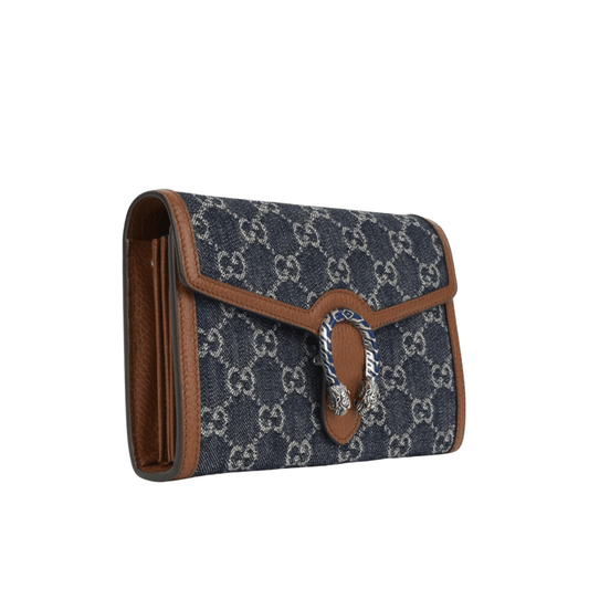 Polished Dionysus On Chain Blue Bag - view 2