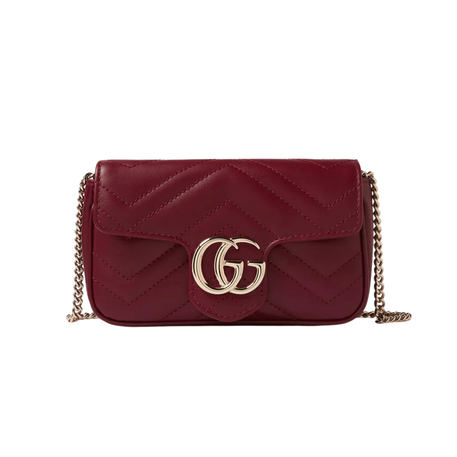 Premium-Look GG Quilted Shoulder Super Mini Shoulder Bag