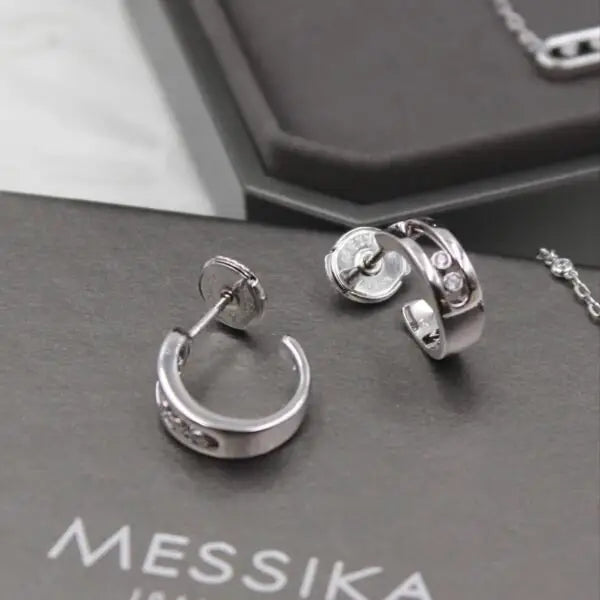 Everyday-Luxe Floating Stone Multi Motif Set White Gold Diamonds - view 7