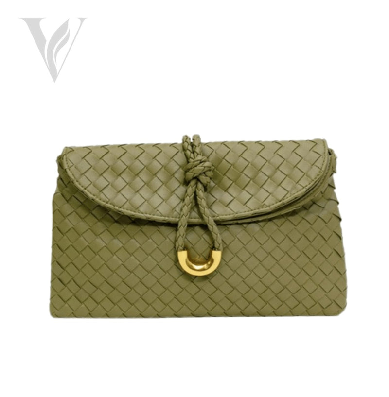 Bottega Veneta Liberta Shoulder Bag - Green Leather
