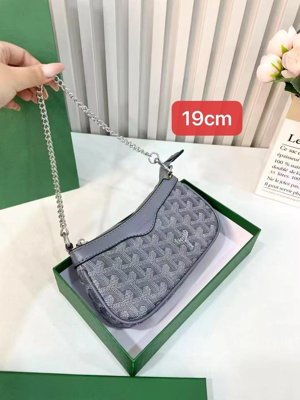 Premium-Look Hirondelle Pm Grey Bag - view 4