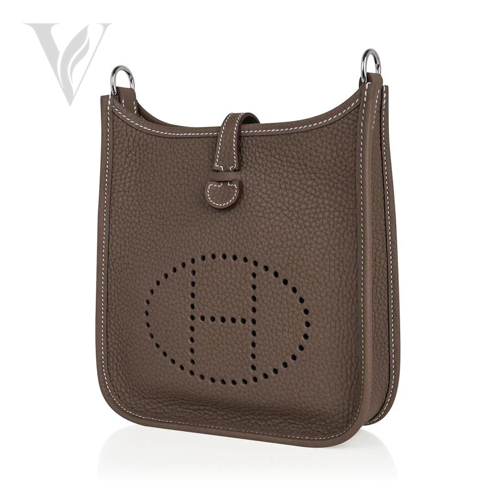 Hermès Evelyne Tpm Etoupe Bag - Palladium Hardware, Clemence – View 2