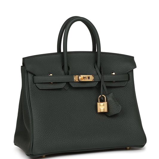 Everyday-Luxe Structured Carryall 25 Vert Fonce Togo Bag - view 2