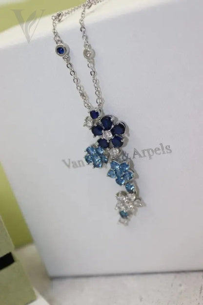 Van Cleef & Arpels Blue S Phires - Silver, Diamond Detail, Sapphires – View 5