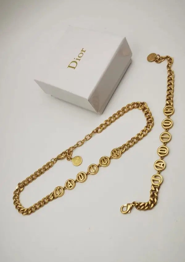 Polished Chain Bracelet Gold - view 5