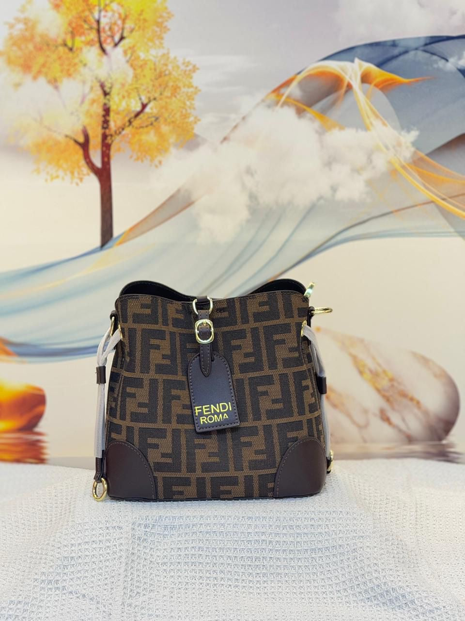 Premium-Look Boston 365 Medium Brown Black Bag - view 4