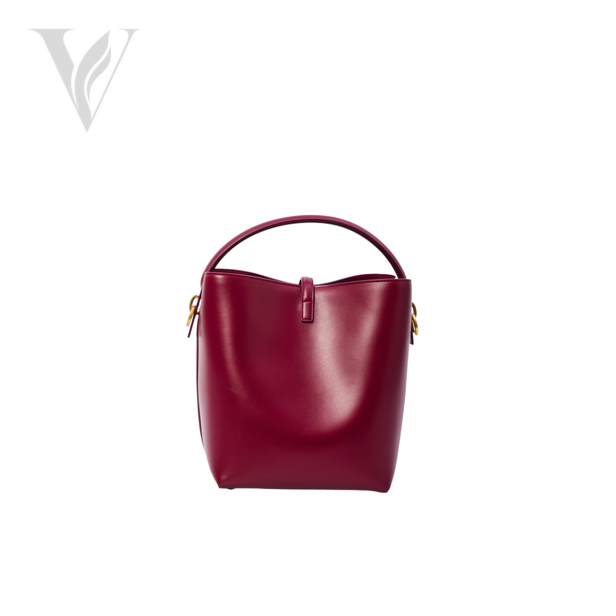 Saint Laurent Le 37 Mini Leather Bucket Bag 2 – View 2