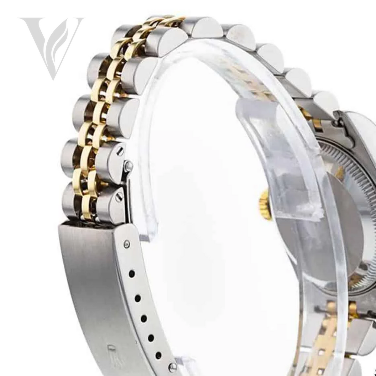 Rolex Lady-Datejust - Green Gem Dial, Two Tone – View 4