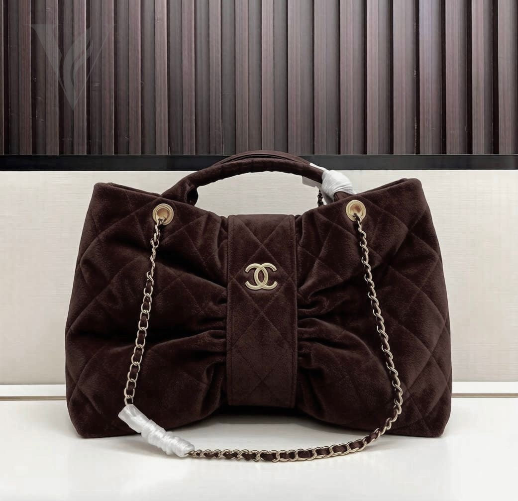 Chanel Bow Bag - Dark Brown – View 4