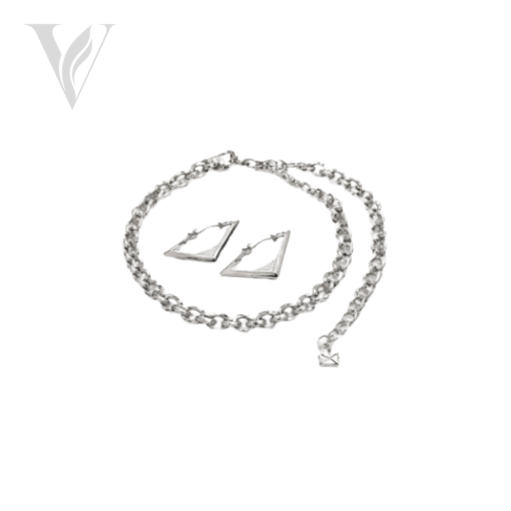 Prada Eternal Triangle Jewelry Set - Silver, Gold