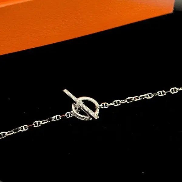 Sophisticated Chaine D Ancre Farandole Multi Strand Set Si Er Crystals - view 7