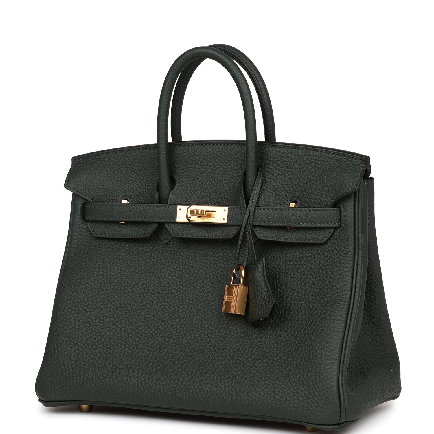 Everyday-Luxe Structured Carryall 25 Vert Fonce Togo Bag - view 3