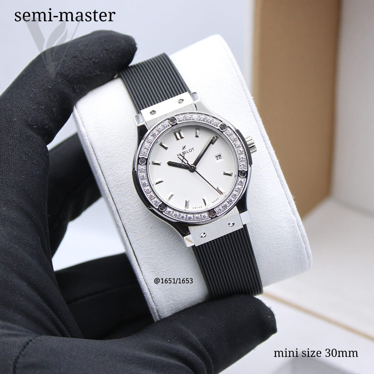 Hublot Classic Fusion Ladies Watch - White Diamond Dial – View 4