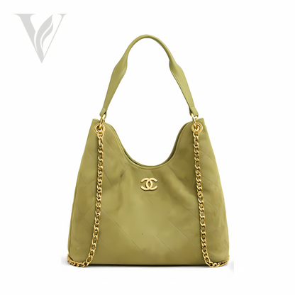 Chanel City Zip Tote - Signature Canvas Mahogany