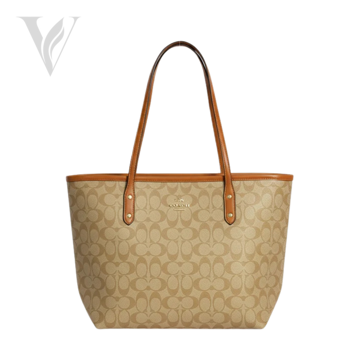 Coach City Tote Signature Tan - Brown