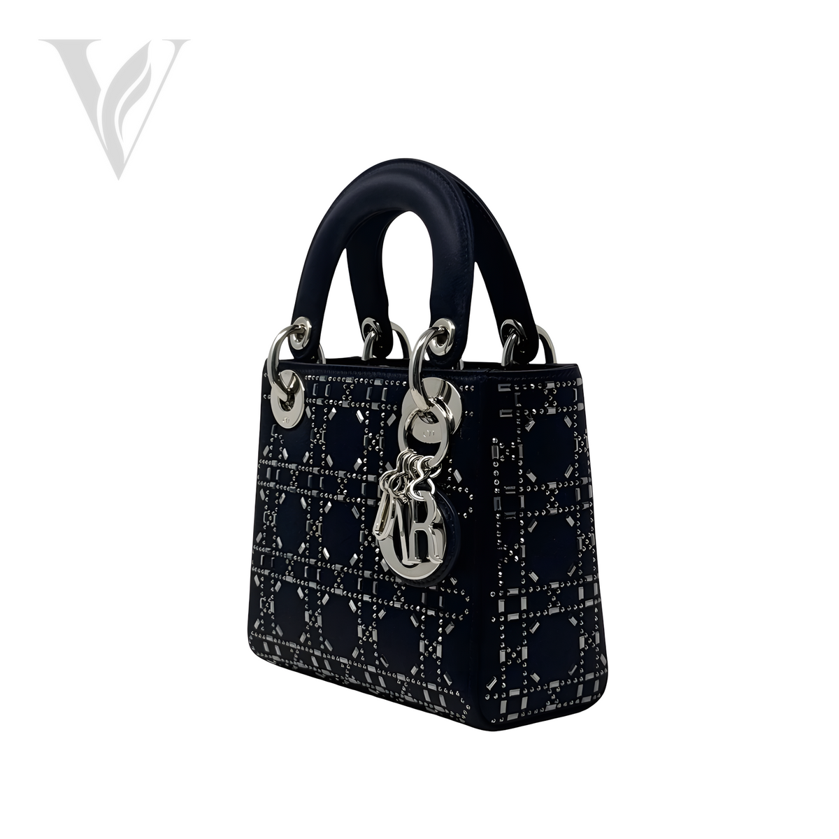 Dior Mini Lady Dior Bag - Black – View 2