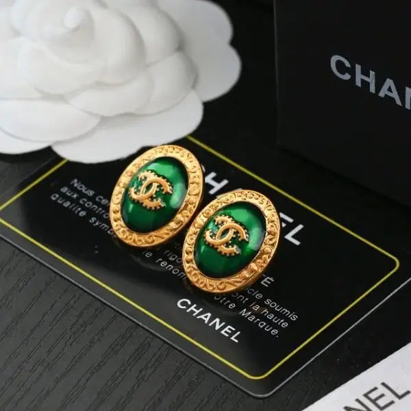 Everyday-Luxe Square Pearl & Black Cabochon Cc Drop Earrings - view 6