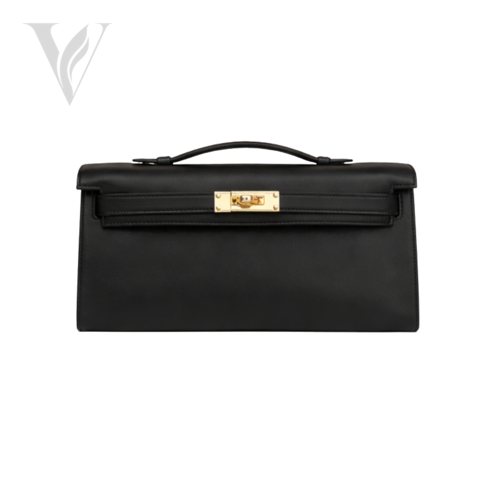 Hermès Kelly Cut Swift Bag - Gold Hardware, Black