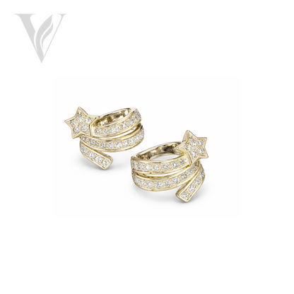 Chanel Byzantine Multi Stone Cc Earrings