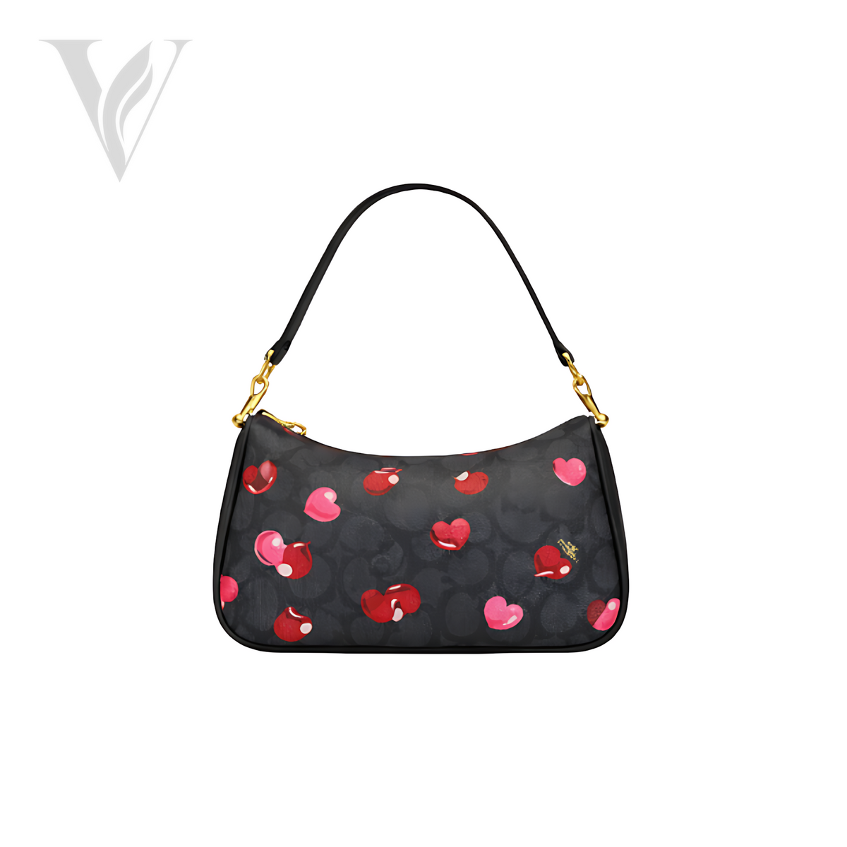Coach Teri Shoulder Bag - Signature Canvas – View 2