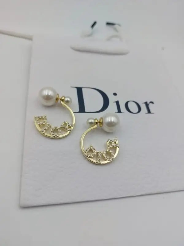 Polished Pearls Earrings Gold - view 5