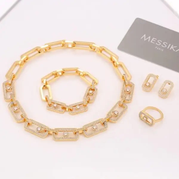 Detailed Pave Yellow Gold Full Diamonds - view 5