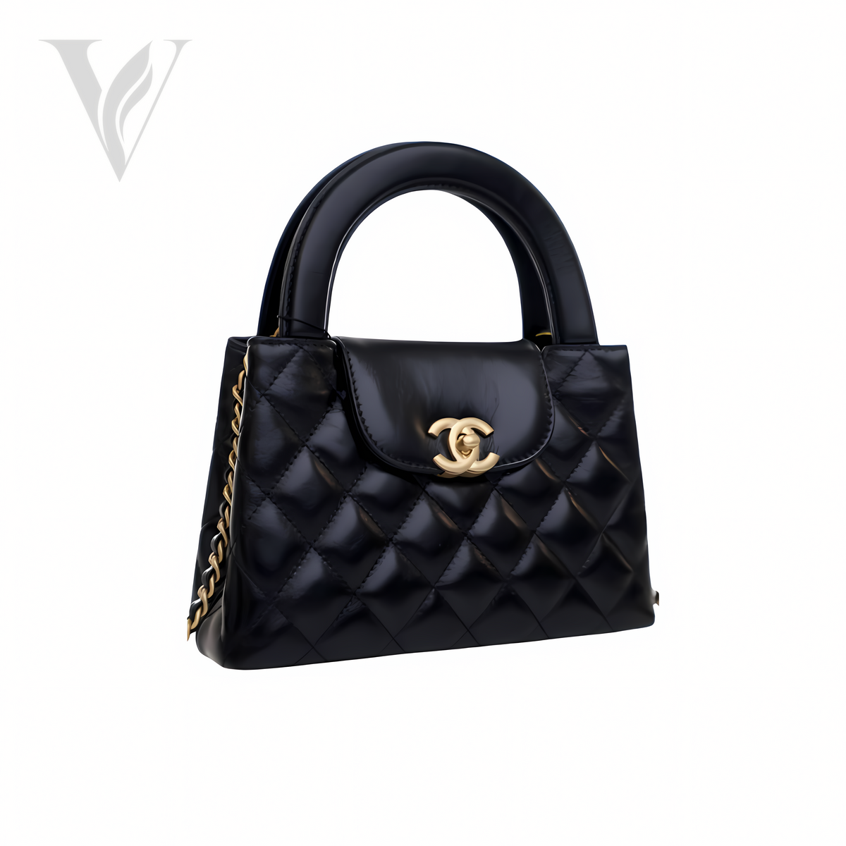 Chanel Small Kelly Mini Shopping Bag Shiny Bag – View 2