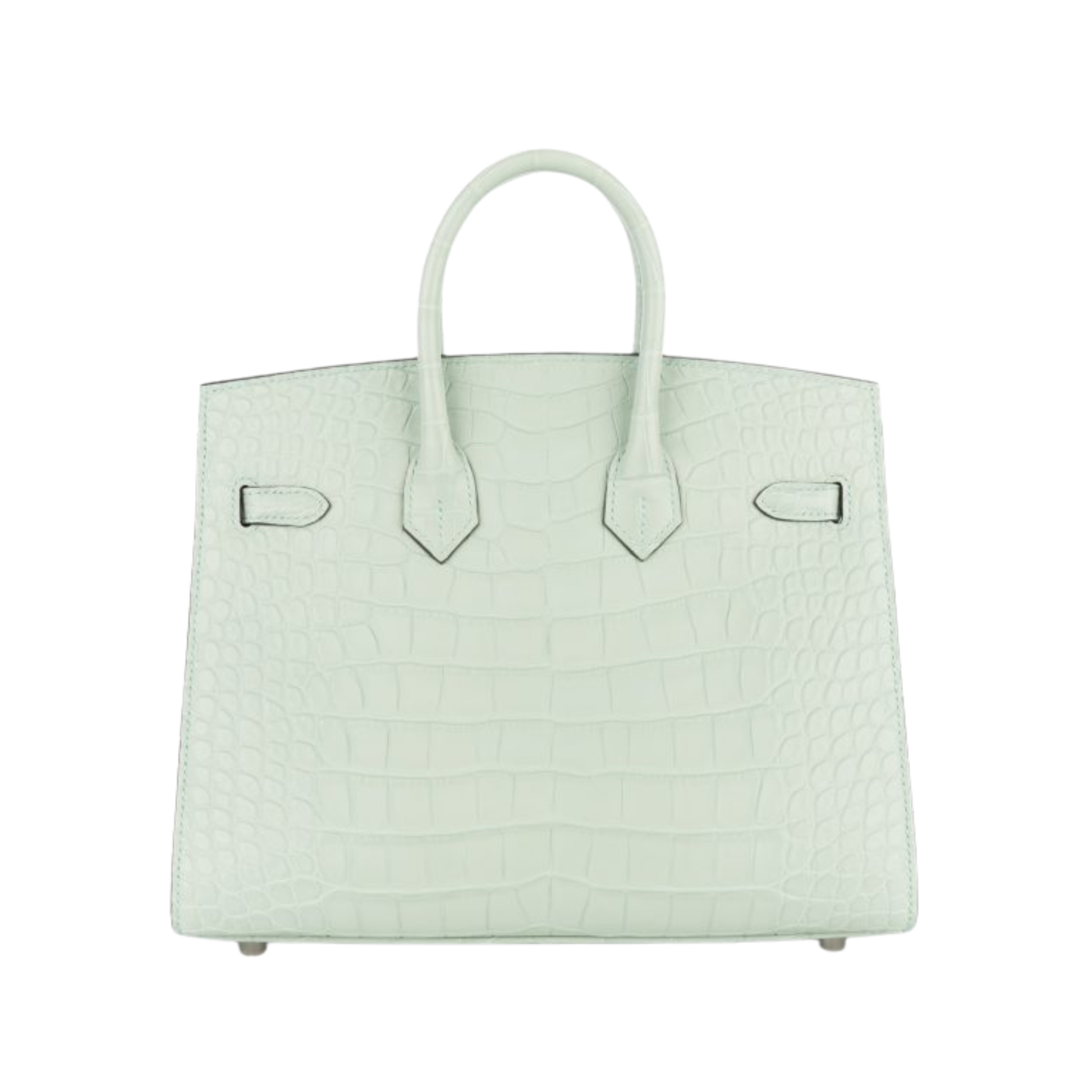 Detailed Structured Carryall 25 Matte Alligator Bag - view 2