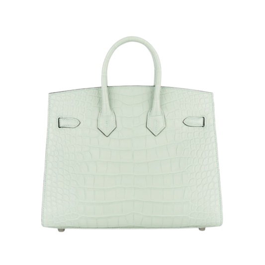 Detailed Structured Carryall 25 Matte Alligator Bag - view 2