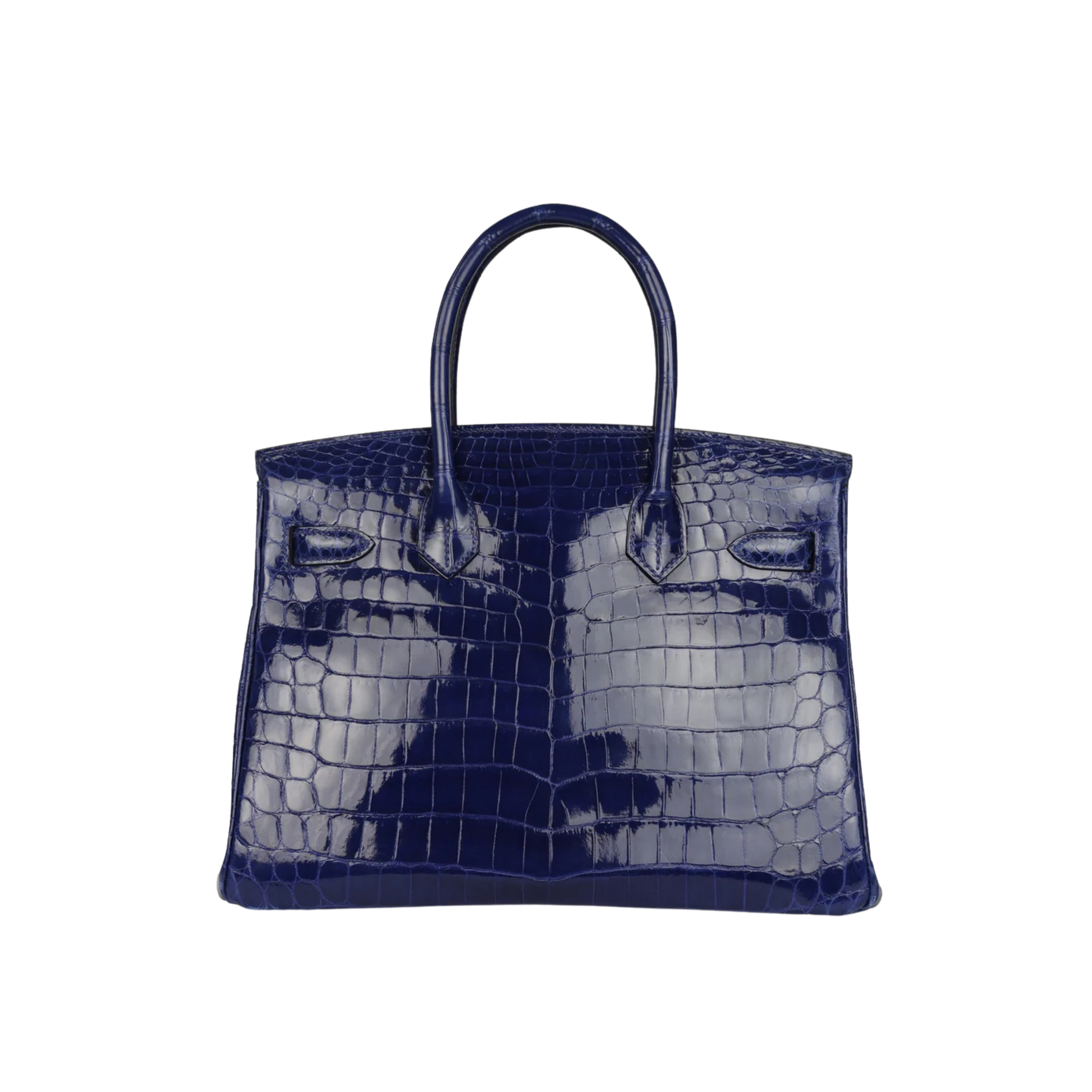 Modern Structured Carryall 35 Crocodile Blue Bag - view 3